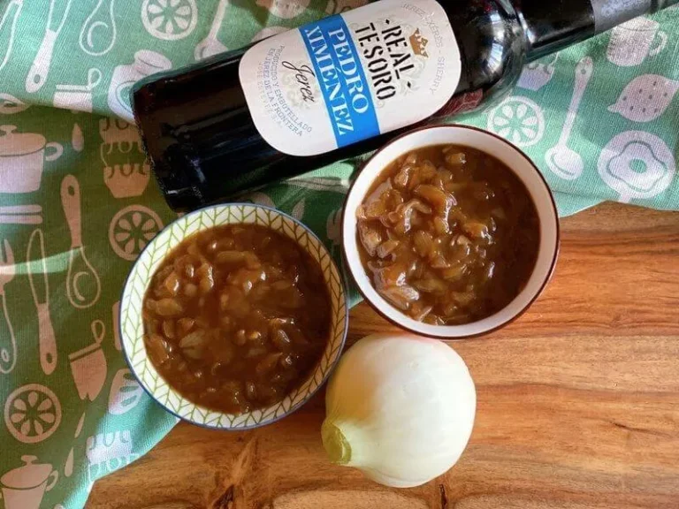 cebolla caramelizada, cómo hacer cebolla caramelizada, cebolla caramelizada con thermomix, recetas con thermomix, recetas pedro ximénez