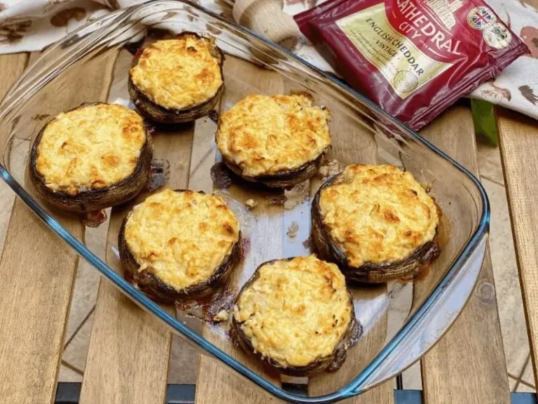 champiñones rellenos, recetas champiñones, recetas verduras, recetas queso, recetas saludables