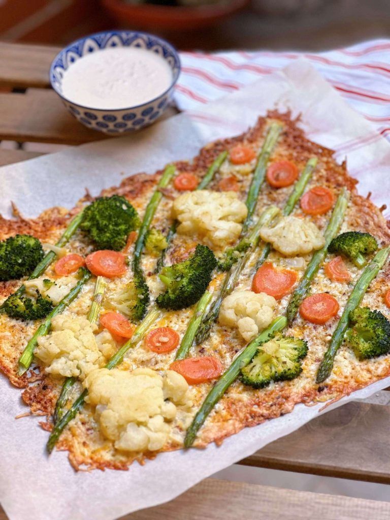 verduras y queso