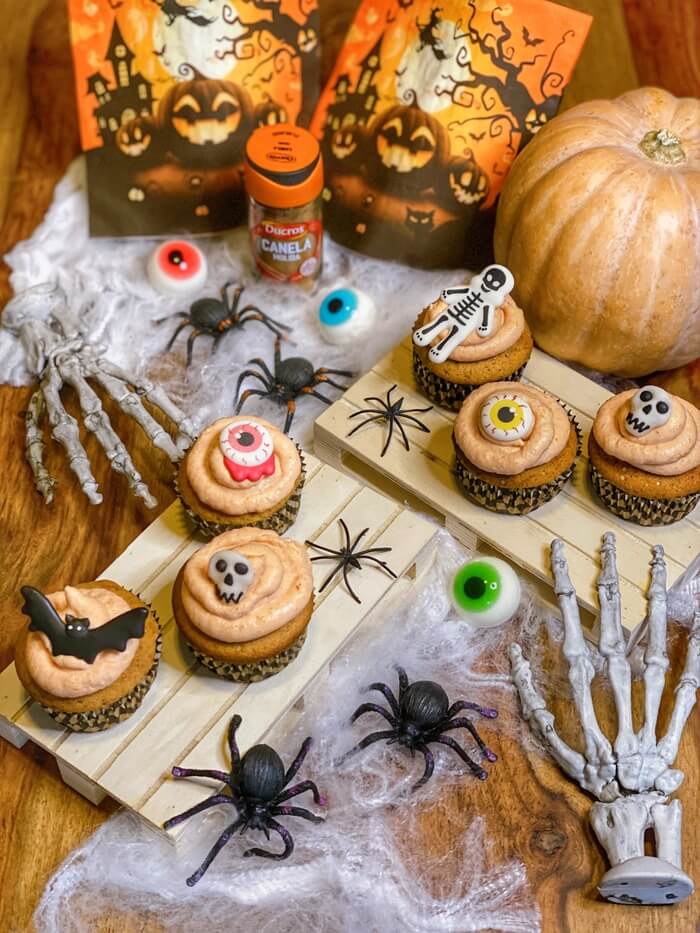 cupcakes de calabaza